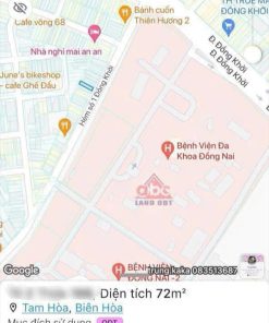 🆘 CHỦ GỬI BÁN LÔ ĐẤT MẶT TIỀN KINH DOANH – GẦN BỆNH VIỆN ĐỒNG NAI, CẠNH ĐƯỜNG ĐỒNG KHỞI, BIÊN HOÀ 🆘