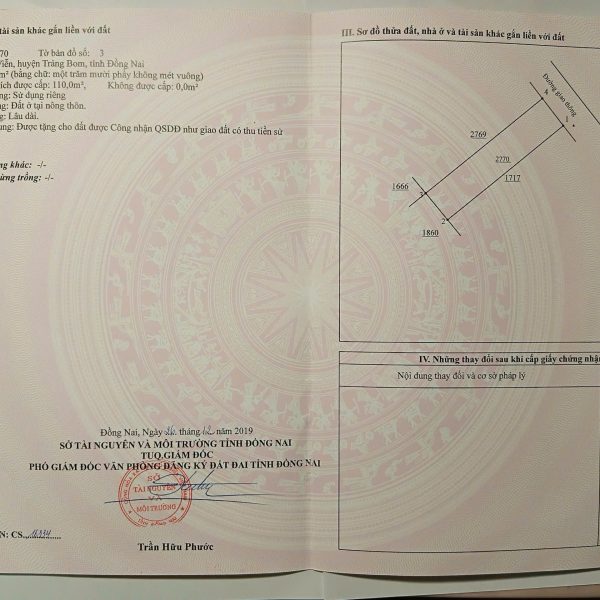 Chính chủ cần bán nhà thổ cư 100% .